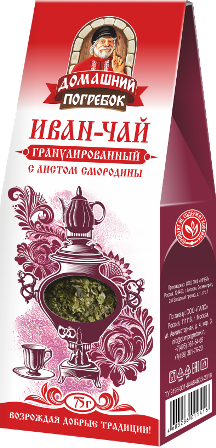 Иван-чай Домашний погребок гранулированный с листом смородины 75г