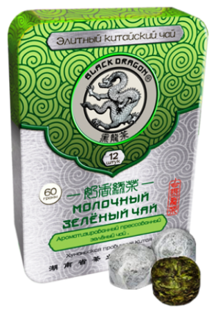 Черный Дракон Молочный зеленый